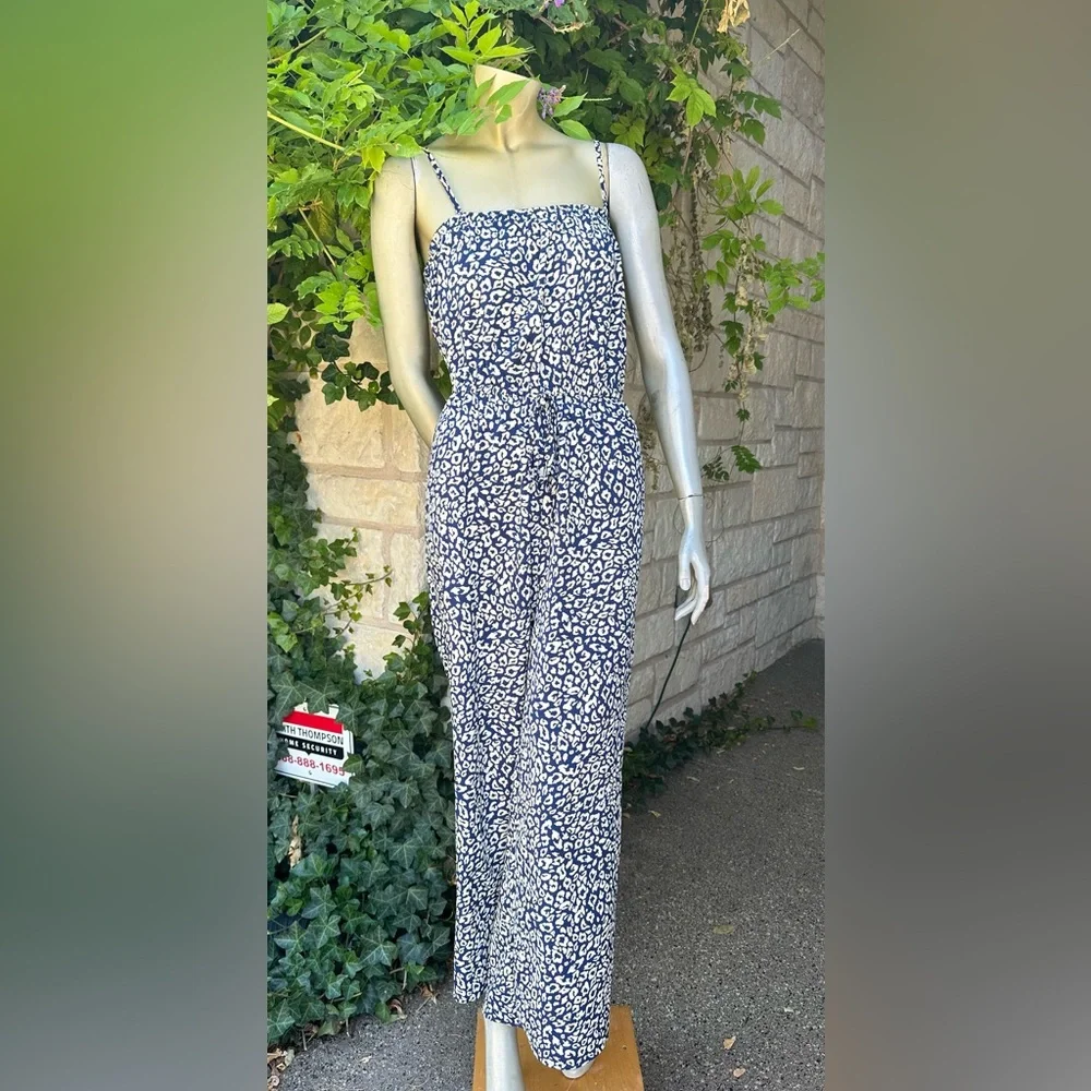 Shopbop- J.O.A - Animal Print Jumpsuit- NWT Large - Picture 2 of 5